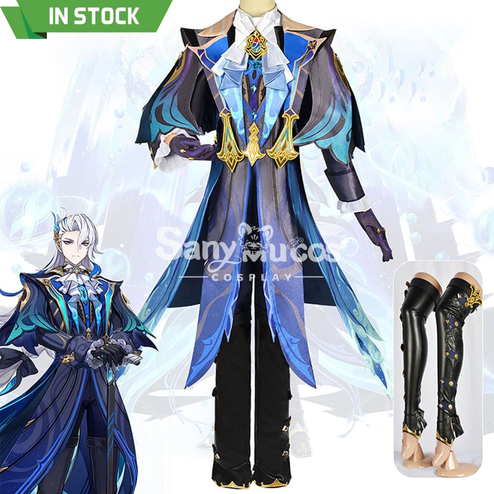 【In Stock】Game Genshin Impact Cosplay Neuvillette Costume Plus Size Costumes