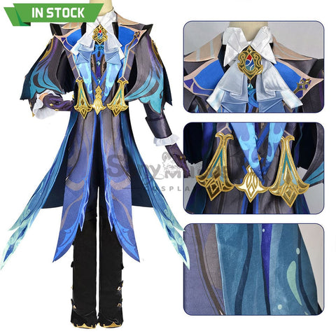 【In Stock】Game Genshin Impact Cosplay Neuvillette Costume Plus Size Costumes