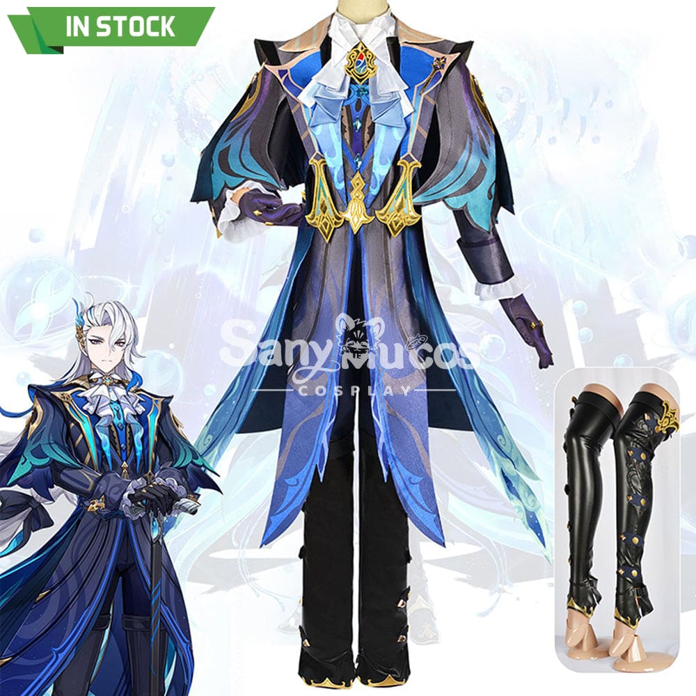 【In Stock】Game Genshin Impact Cosplay Neuvillette Costume Plus Size Costumes