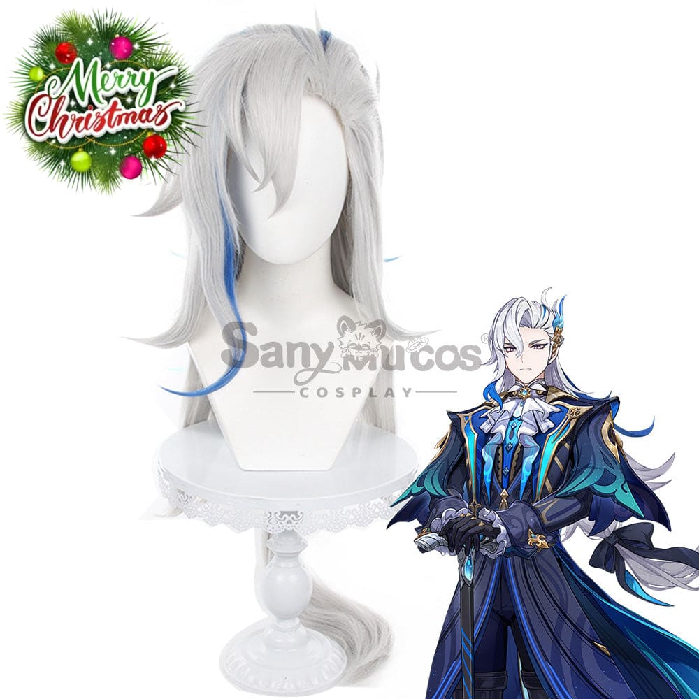 Game Genshin Impact Cosplay Neuvillette Wig Wigs