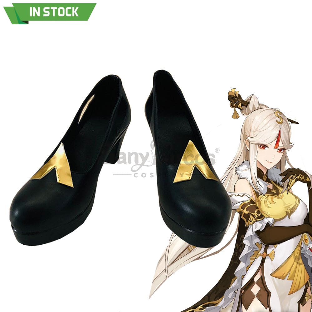 【In Stock】Game Genshin Impact Cosplay Ningguang Shoes Boots