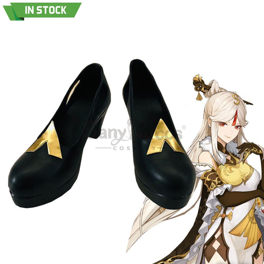 【In Stock】Game Genshin Impact Cosplay Ningguang Shoes Boots 1000