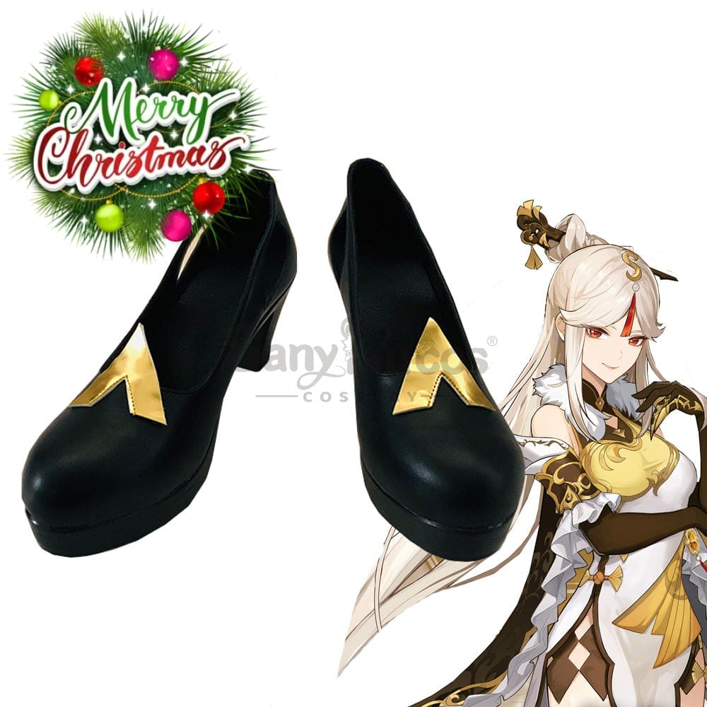 【In Stock】Game Genshin Impact Cosplay Ningguang Shoes Boots