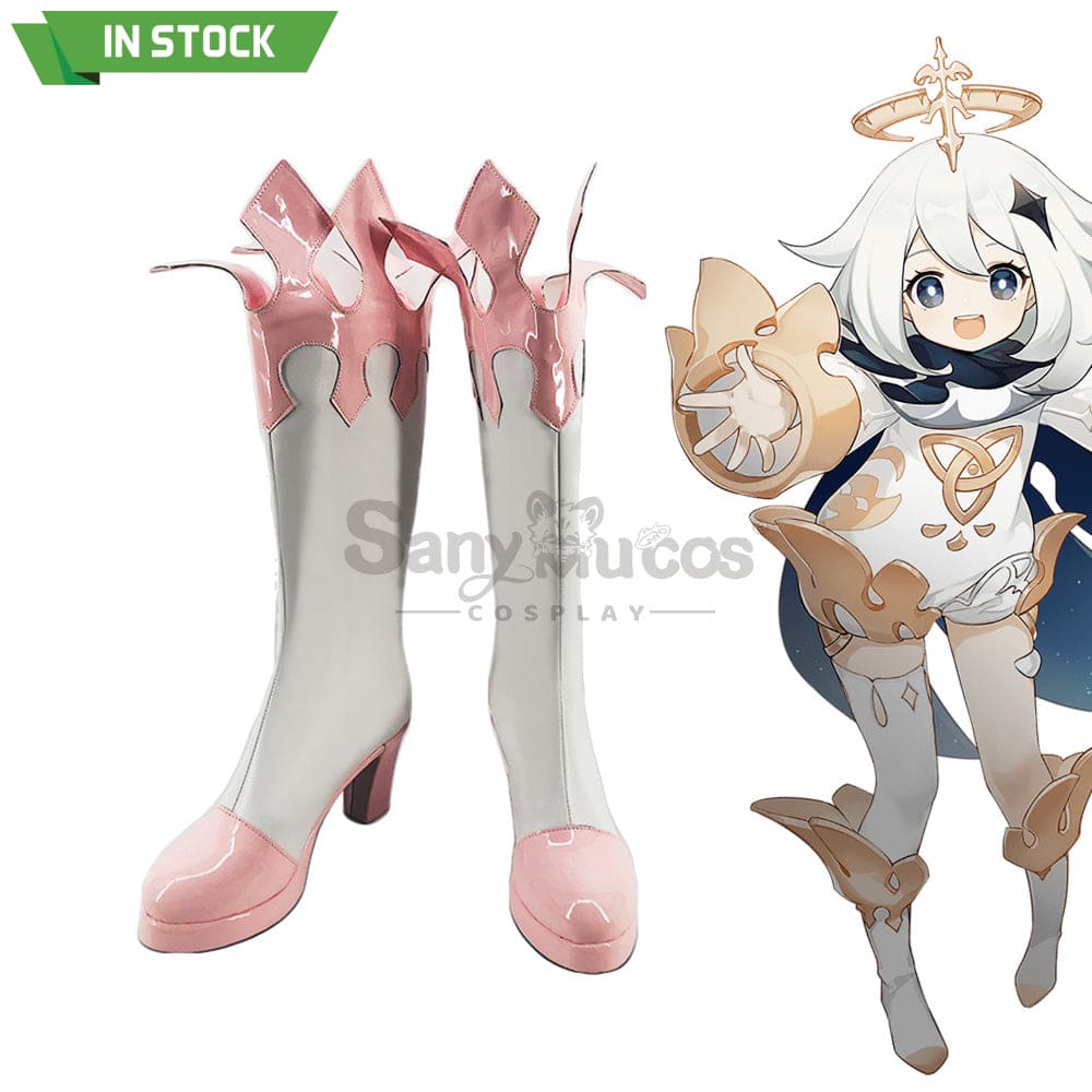 【In Stock】Game Genshin Impact Cosplay Paimon Shoes Boots