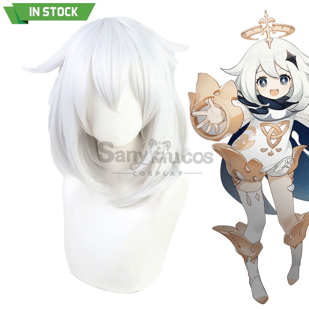 【In Stock】Game Genshin Impact Cosplay Paimon Wig Wigs