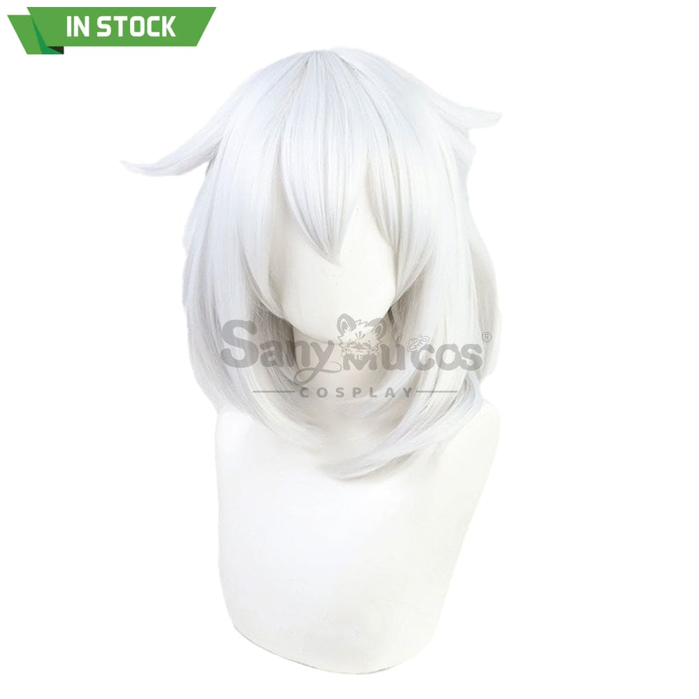 【In Stock】Game Genshin Impact Cosplay Paimon Wig Wigs