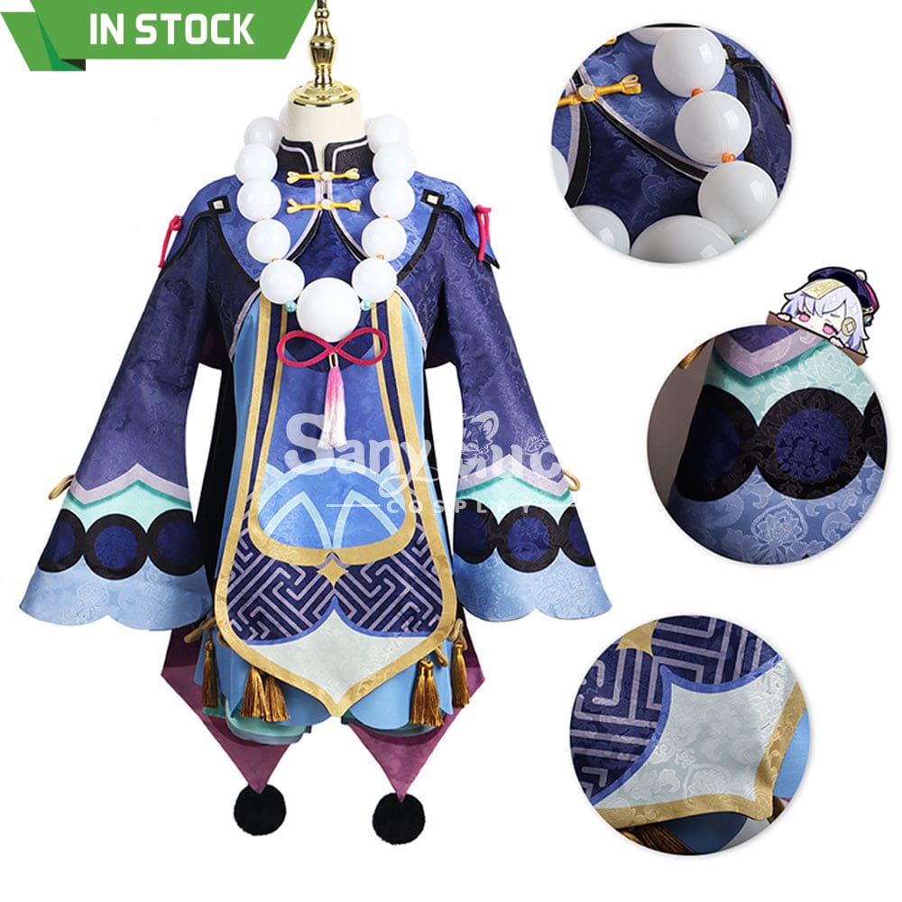 【In Stock】Game Genshin Impact Cosplay Qiqi Costume Plus Size Costumes