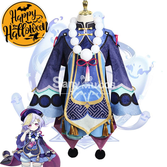 【In Stock】Game Genshin Impact Cosplay Qiqi Costume Plus Size Costumes 1000