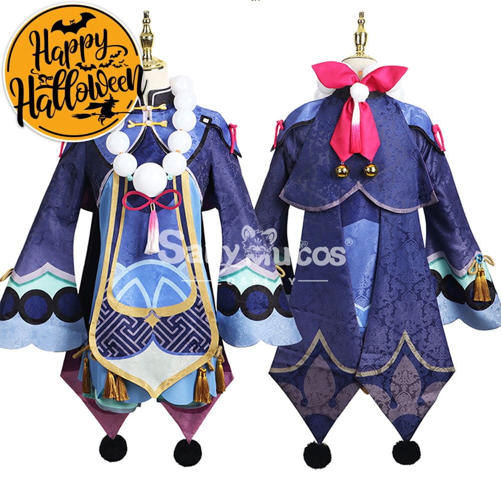 【In Stock】Game Genshin Impact Cosplay Qiqi Costume Plus Size Costumes