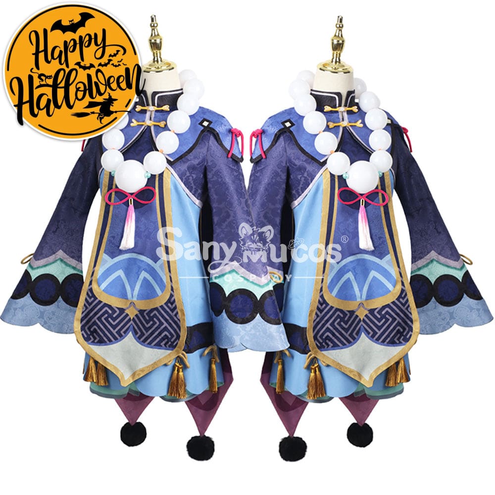 【In Stock】Game Genshin Impact Cosplay Qiqi Costume Plus Size Costumes