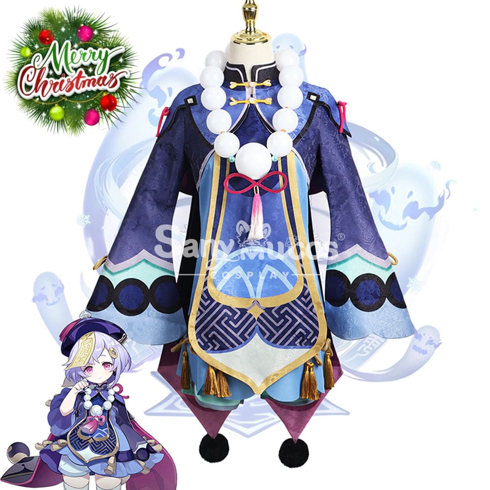 【In Stock】Game Genshin Impact Cosplay Qiqi Costume Plus Size Costumes