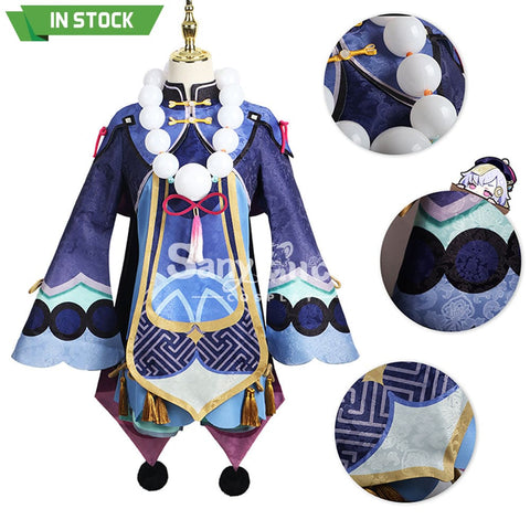 【In Stock】Game Genshin Impact Cosplay Qiqi Costume Plus Size Costumes