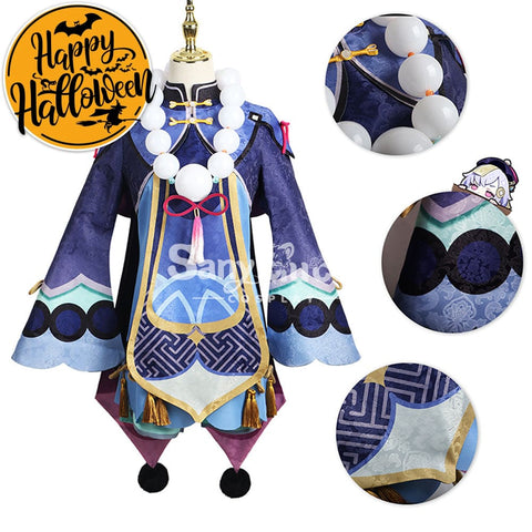 【In Stock】Game Genshin Impact Cosplay Qiqi Costume Plus Size Costumes