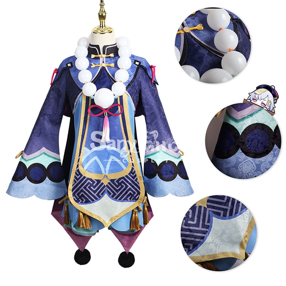 【In Stock】Game Genshin Impact Cosplay Qiqi Costume Plus Size Costumes