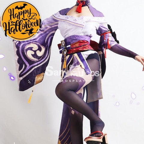 【In Stock】Game Genshin Impact Cosplay Raiden Baal Shogun Costume Plus Size Costumes
