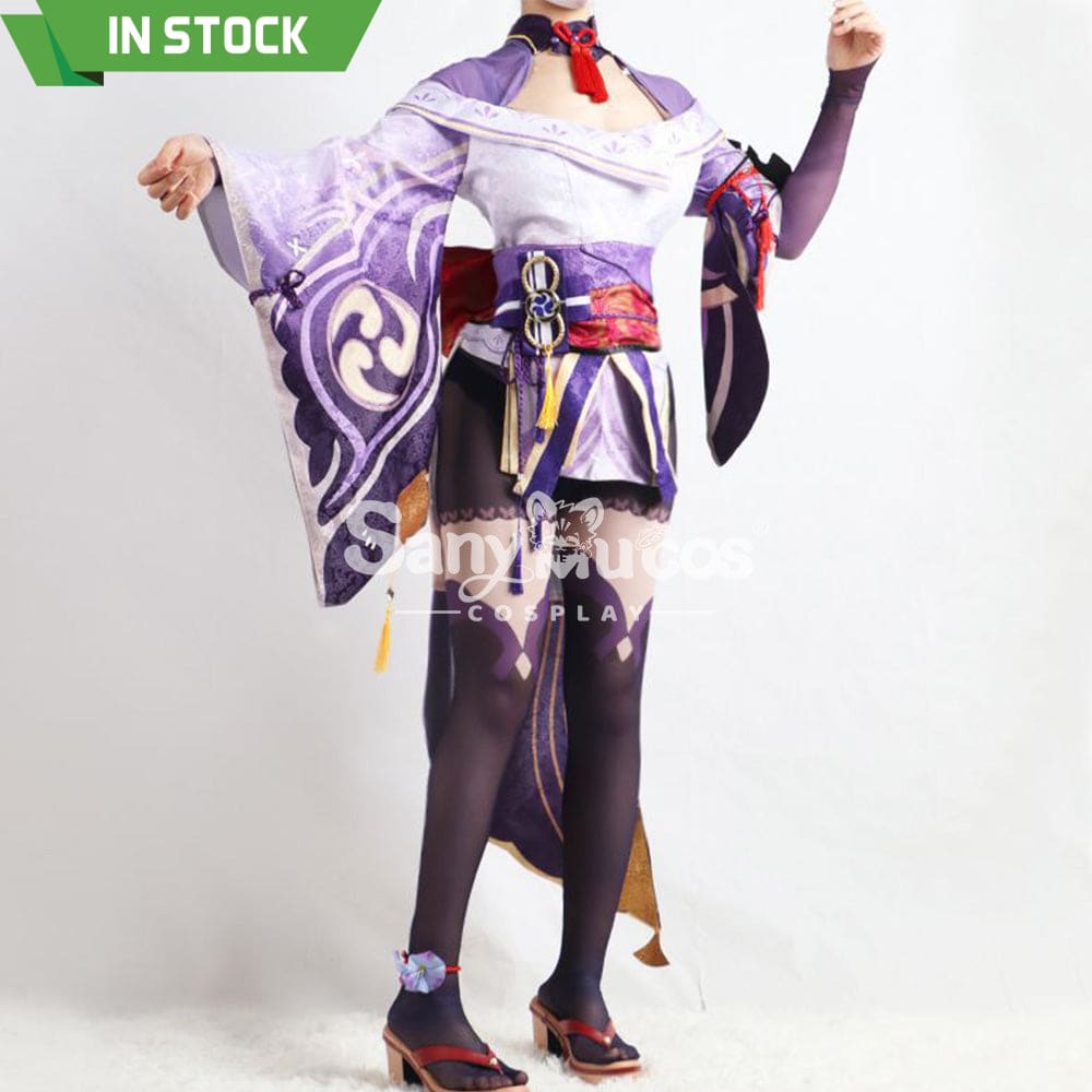 【In Stock】Game Genshin Impact Cosplay Raiden Baal Shogun Costume Plus Size Costumes