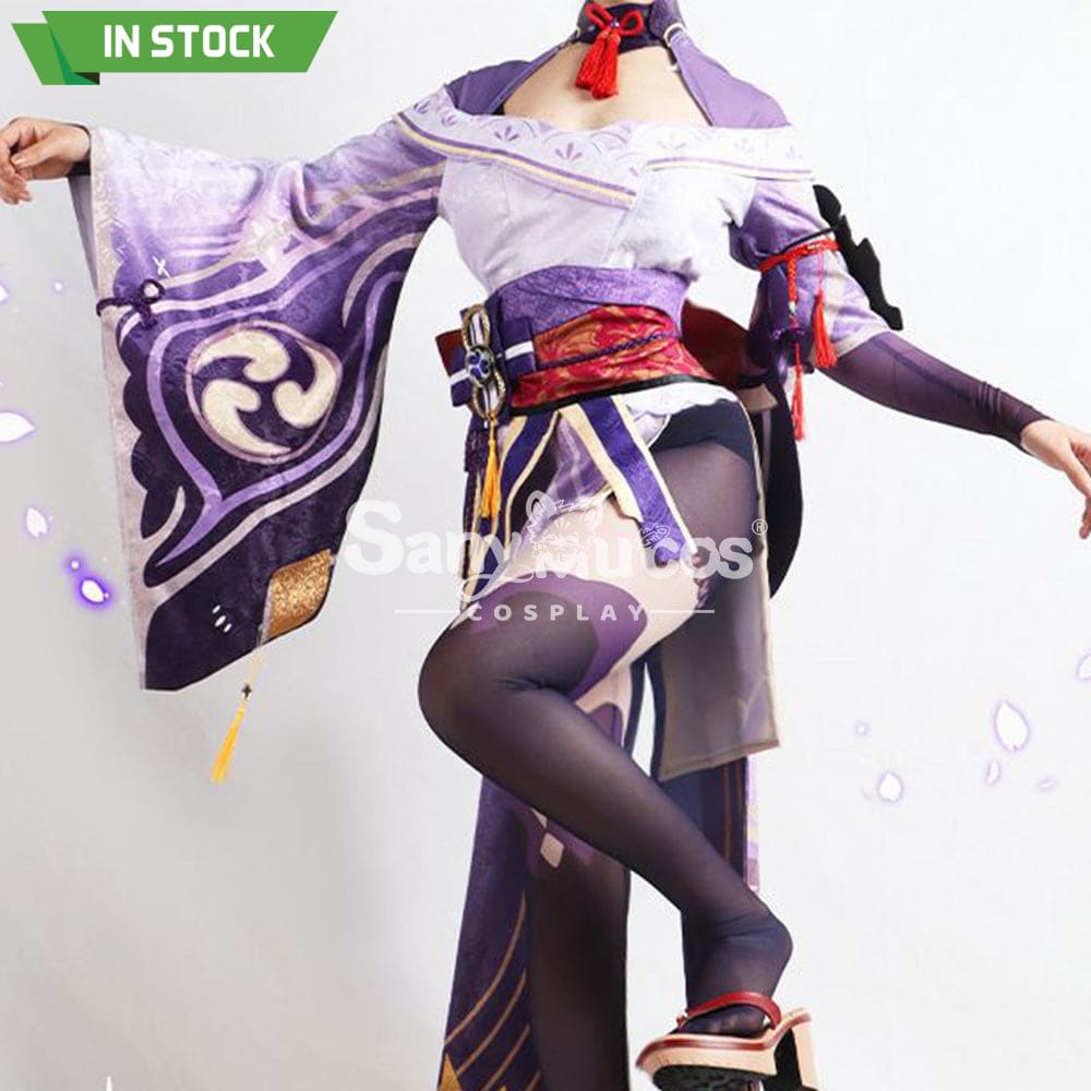 【In Stock】Game Genshin Impact Cosplay Raiden Baal Shogun Costume Plus Size Costumes