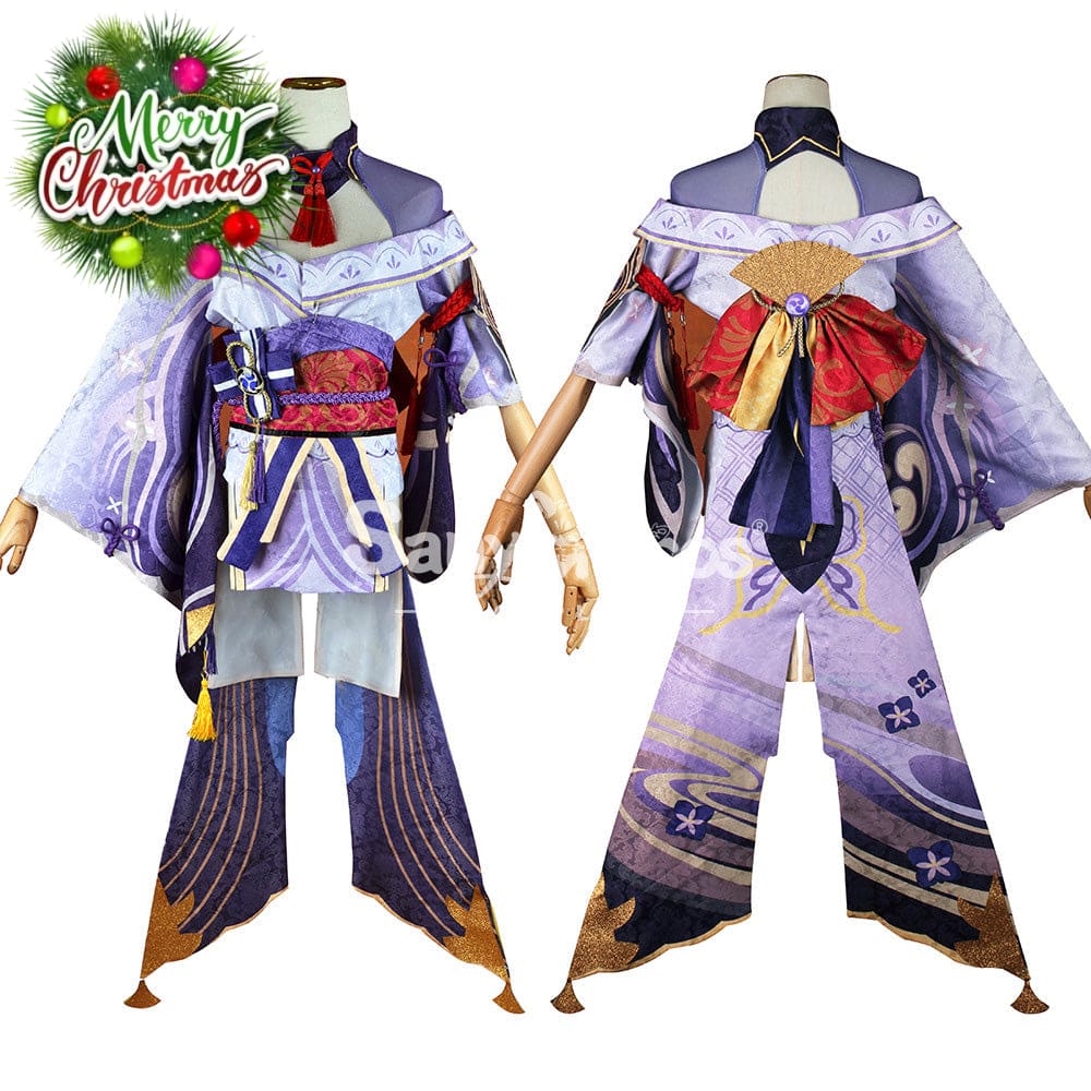 【In Stock】Game Genshin Impact Cosplay Raiden Baal Shogun Costume Plus Size Costumes