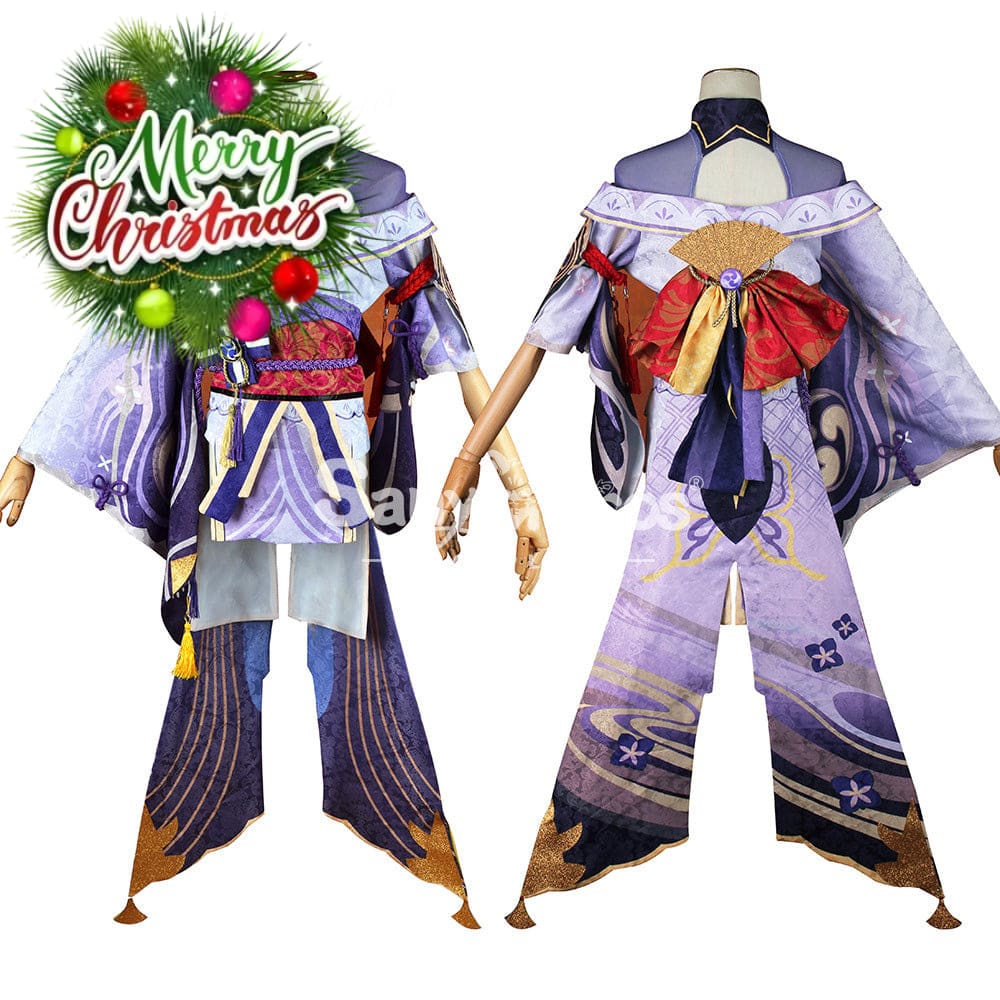 【In Stock】Game Genshin Impact Cosplay Raiden Baal Shogun Costume Plus Size Costumes