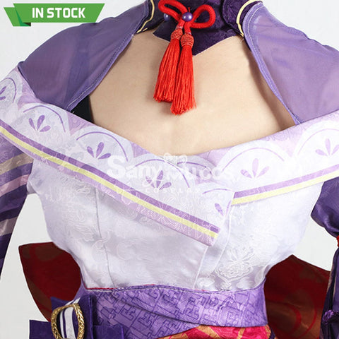 【In Stock】Game Genshin Impact Cosplay Raiden Baal Shogun Costume Plus Size Costumes