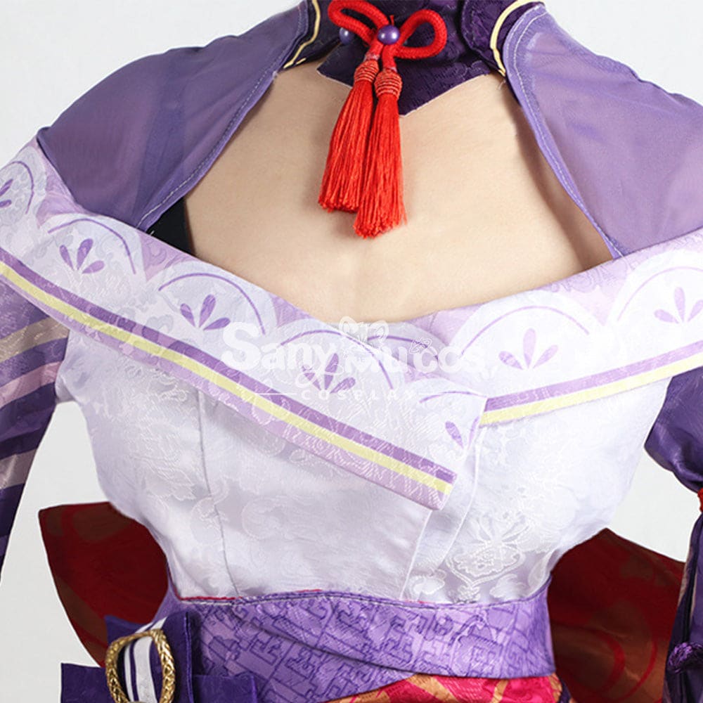 【In Stock】Game Genshin Impact Cosplay Raiden Baal Shogun Costume Plus Size Costumes