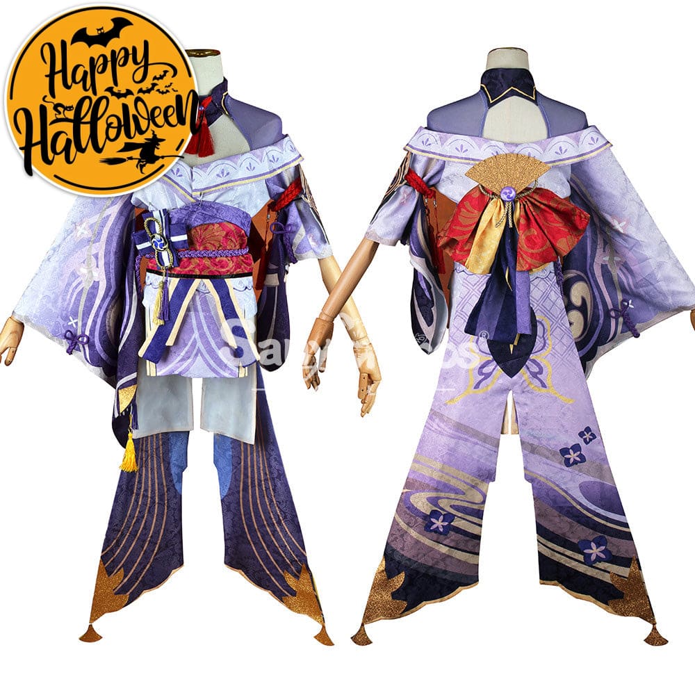 【In Stock】Game Genshin Impact Cosplay Raiden Baal Shogun Costume Plus Size Costumes