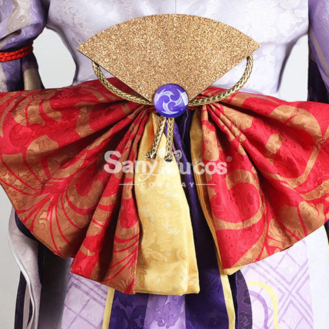 【In Stock】Game Genshin Impact Cosplay Raiden Baal Shogun Costume Plus Size Costumes