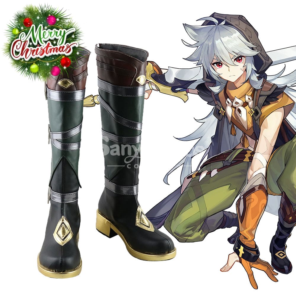 【In Stock】Game Genshin Impact Cosplay Razor Shoes Boots