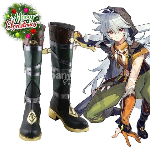 【In Stock】Game Genshin Impact Cosplay Razor Shoes Boots