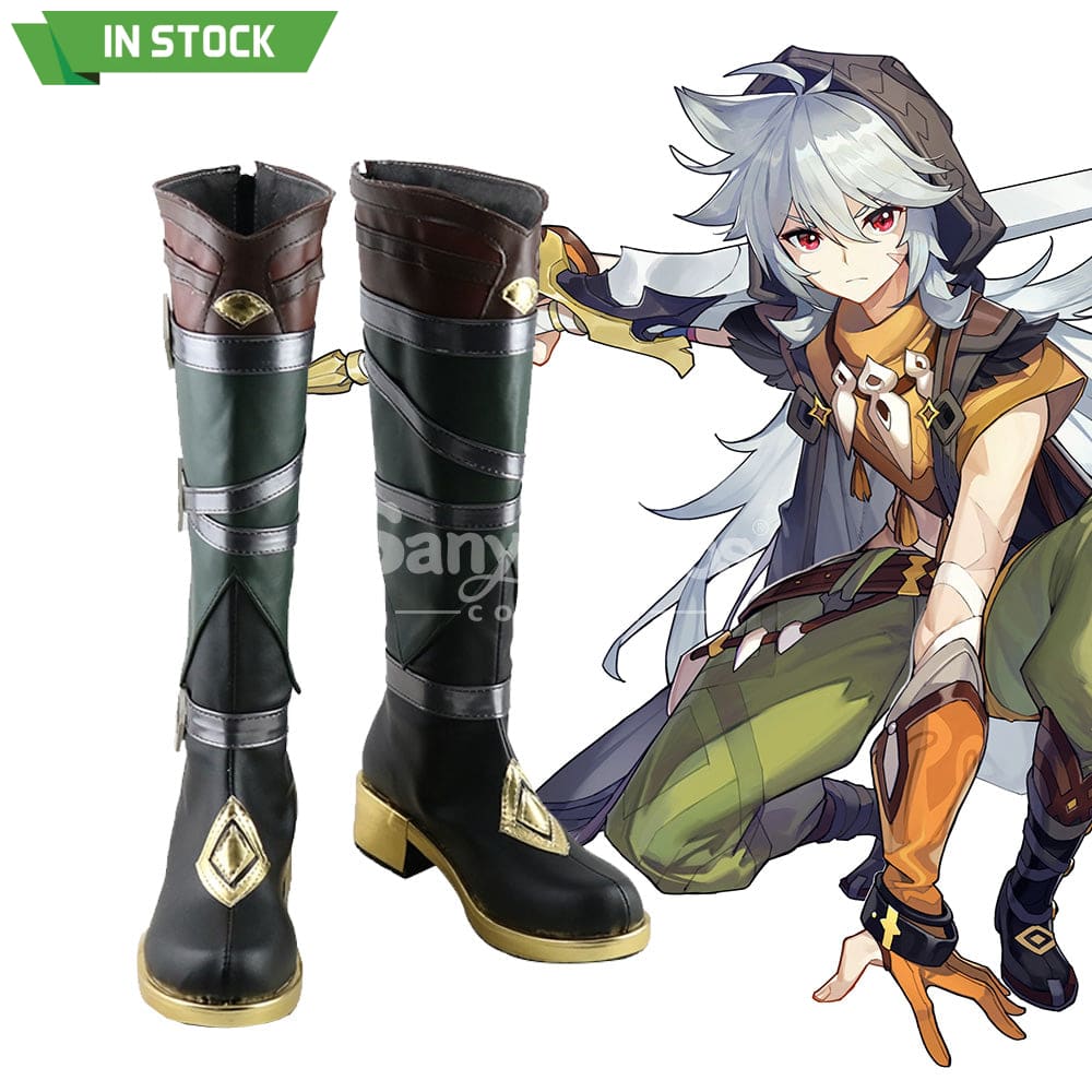 【In Stock】Game Genshin Impact Cosplay Razor Shoes Boots