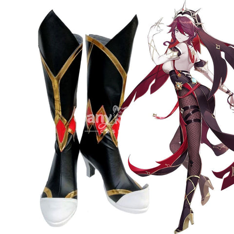 【In Stock】Game Genshin Impact Cosplay Rosaria Shoes Boots