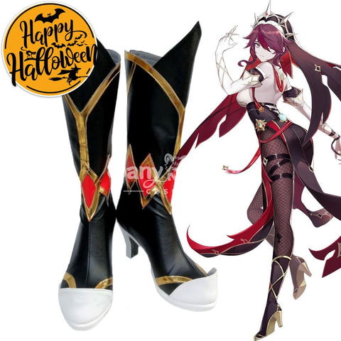 【In Stock】Game Genshin Impact Cosplay Rosaria Shoes Boots