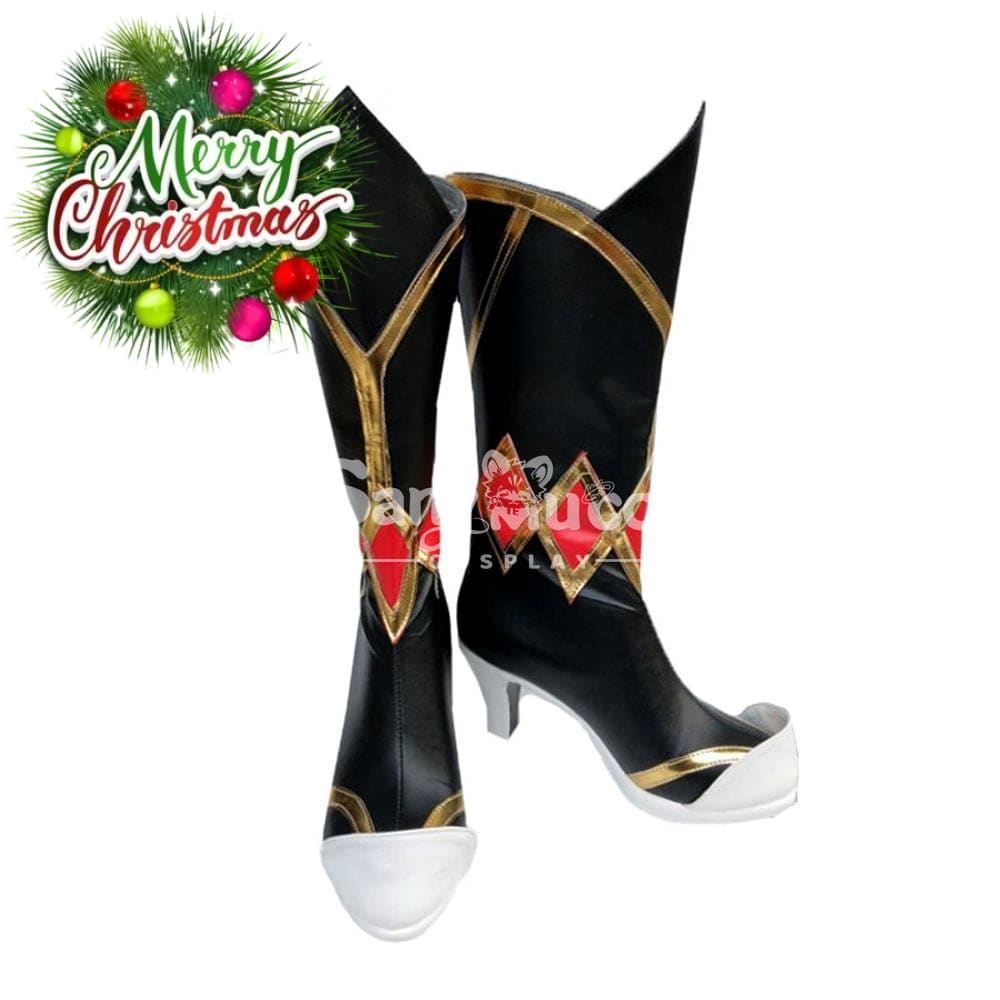 【In Stock】Game Genshin Impact Cosplay Rosaria Shoes Boots