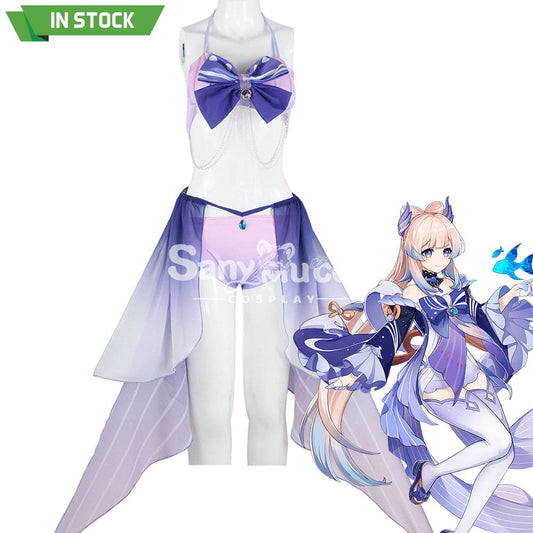 【In Stock】Game Genshin Impact Cosplay Sangonomiya Kokomi Bikini Swimsuit Costume Costumes 1000