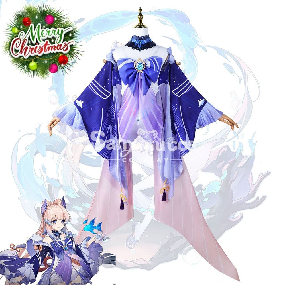 【In Stock】Game Genshin Impact Cosplay Sangonomiya Kokomi Costume Plus Size Costumes