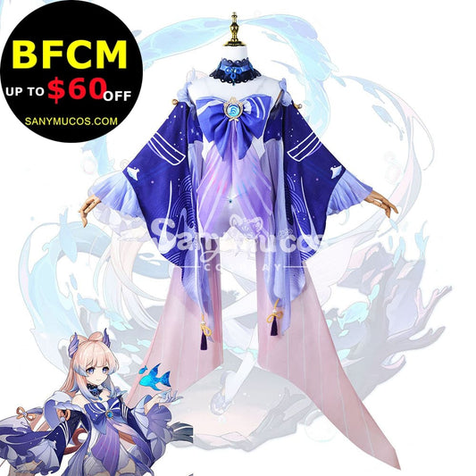 【In Stock】Game Genshin Impact Cosplay Sangonomiya Kokomi Costume Plus Size Costumes 1000