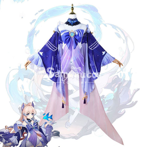【In Stock】Game Genshin Impact Cosplay Sangonomiya Kokomi Costume Plus Size Costumes