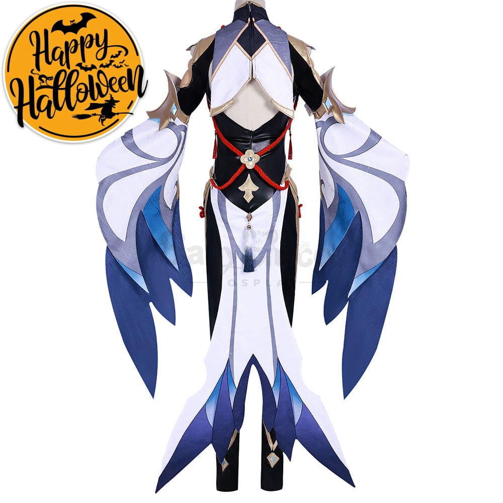 【In Stock】Game Genshin Impact Cosplay Shenhe Costume Plus Size Costumes