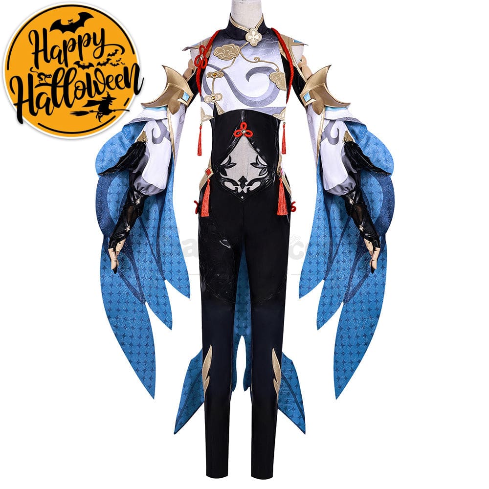 【In Stock】Game Genshin Impact Cosplay Shenhe Costume Plus Size Costumes