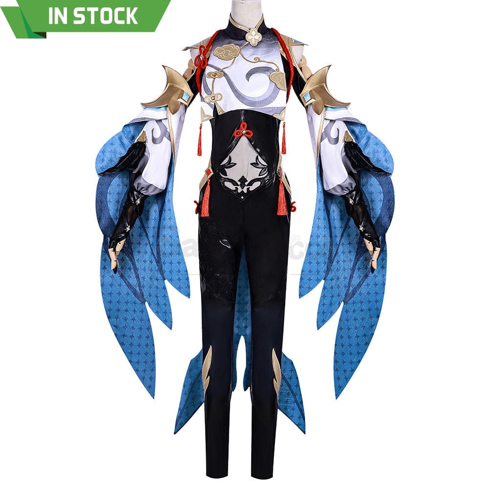 【In Stock】Game Genshin Impact Cosplay Shenhe Costume Plus Size Costumes