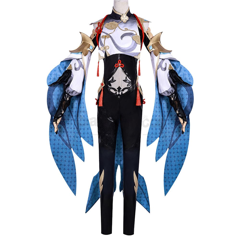 【In Stock】Game Genshin Impact Cosplay Shenhe Costume Plus Size Costumes
