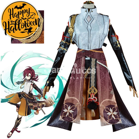 【In Stock】Game Genshin Impact Cosplay Shikanoin Heizou Costume Plus Size Costumes 1000