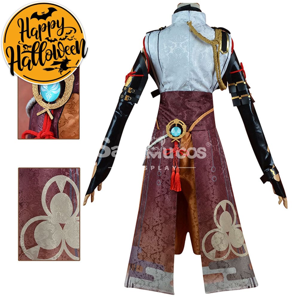 【In Stock】Game Genshin Impact Cosplay Shikanoin Heizou Costume Plus Size Costumes