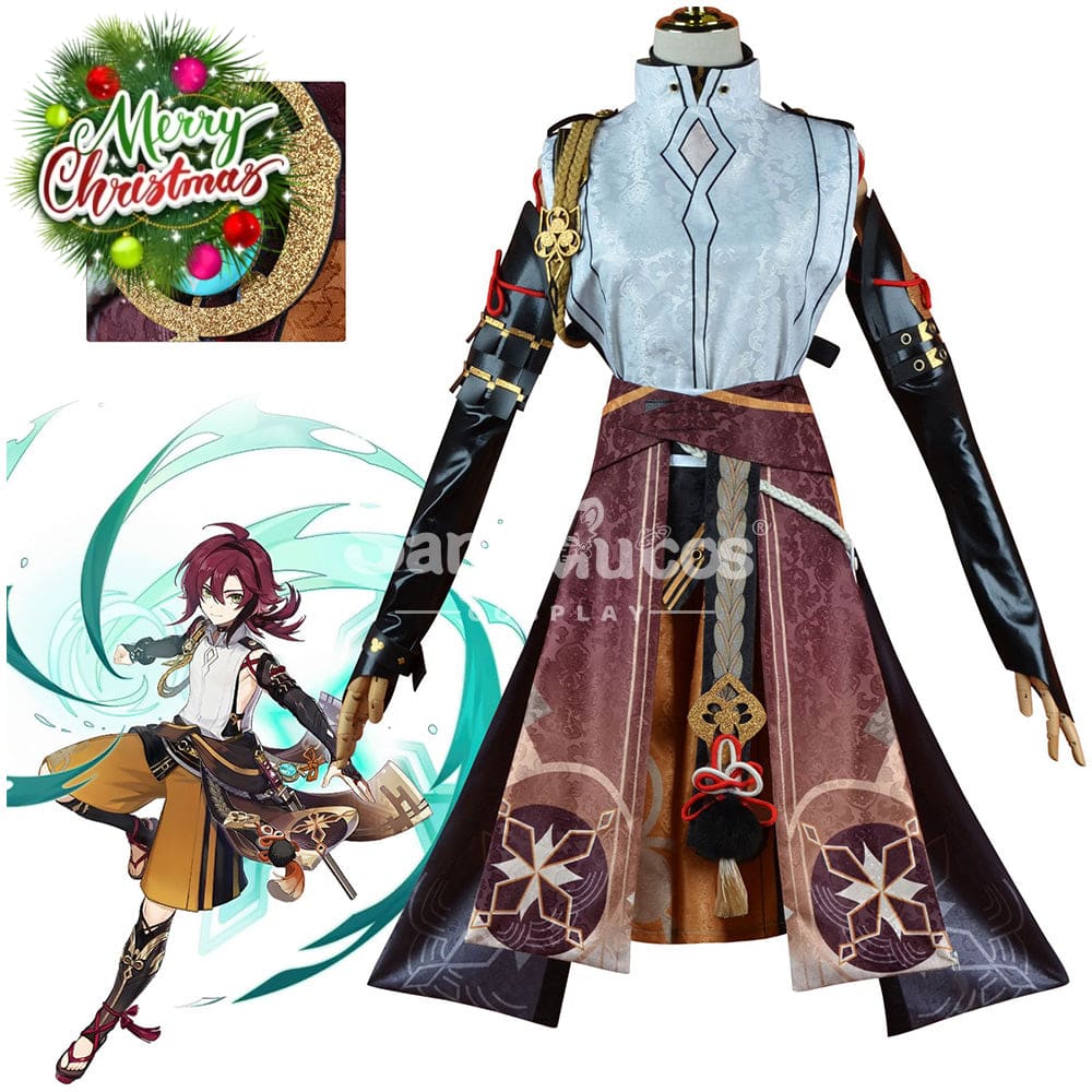 【In Stock】Game Genshin Impact Cosplay Shikanoin Heizou Costume Plus Size Costumes