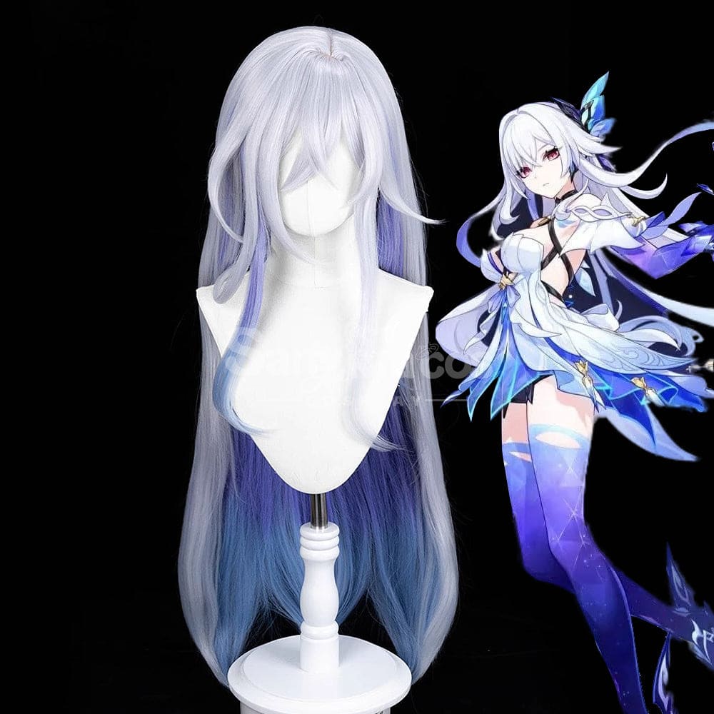 【In Stock】Game Genshin Impact Cosplay Skirk Void Star Cosplay Wig Cosplay Wigs