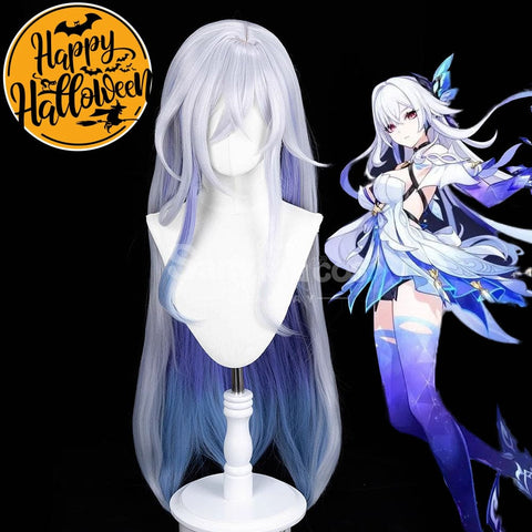 【In Stock】Game Genshin Impact Cosplay Skirk Void Star Cosplay Wig Cosplay Wigs