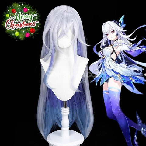 【In Stock】Game Genshin Impact Cosplay Skirk Void Star Cosplay Wig Cosplay Wigs