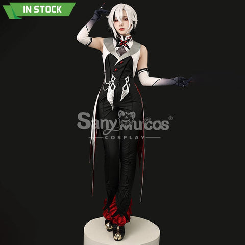 【In Stock】Game Genshin Impact Cosplay The Knave Arlecchino Costume Deluxe Edition Costumes