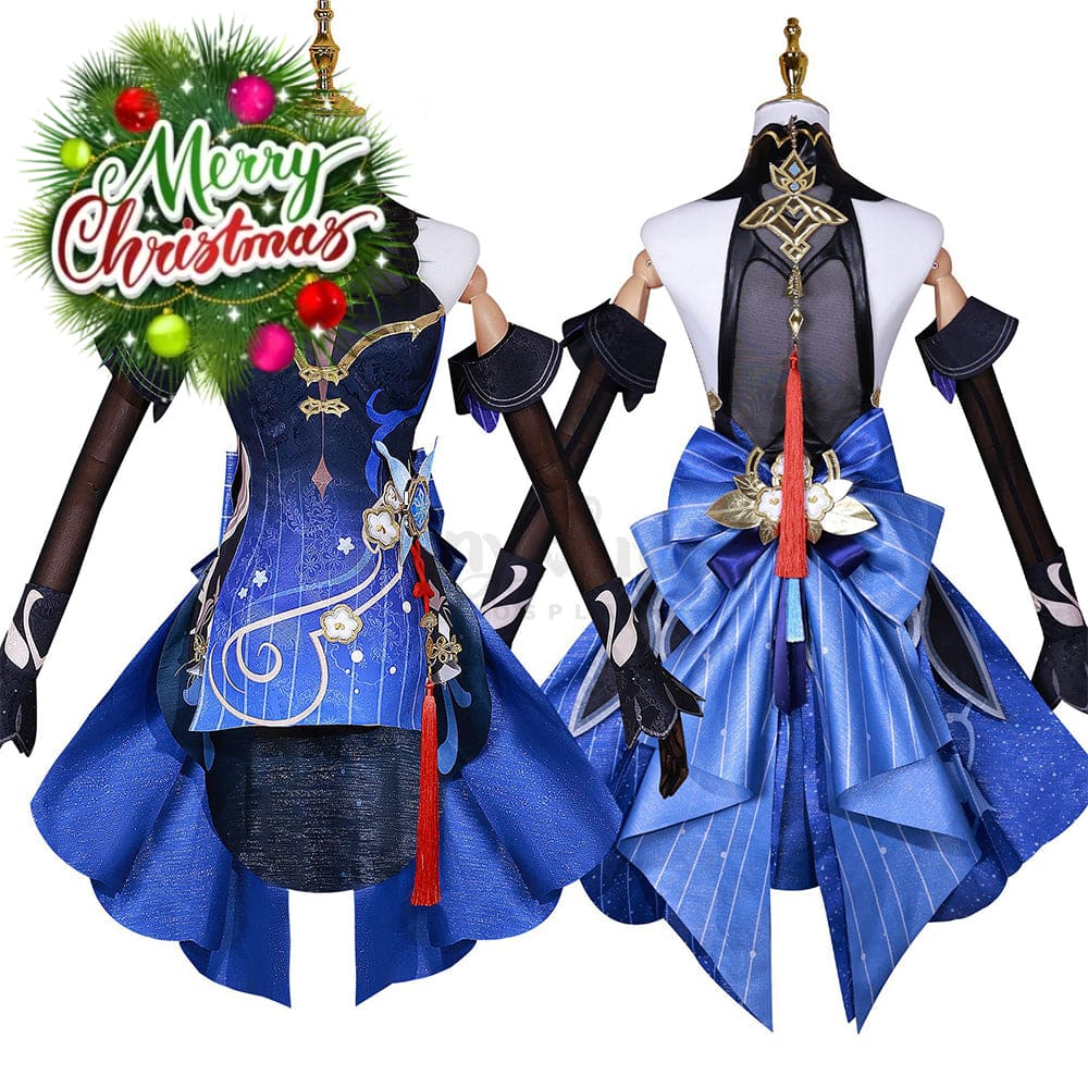 【In Stock】Game Genshin Impact Cosplay Twilight Blossom Ganyu Costume Costumes