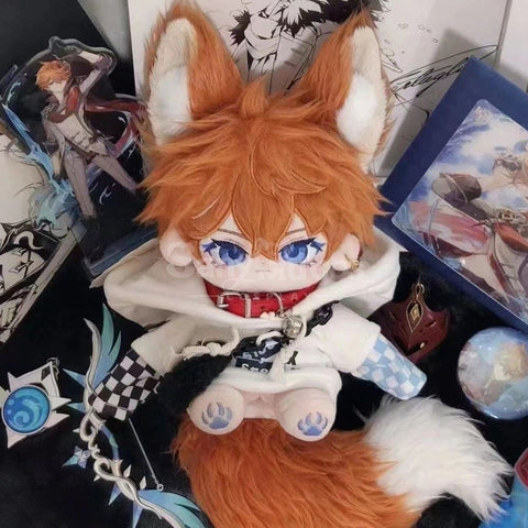 【In Stock】Game Genshin Impact Cosplay Uniform Tartaglia Props Doll Dolls + Clothing(B) Prop